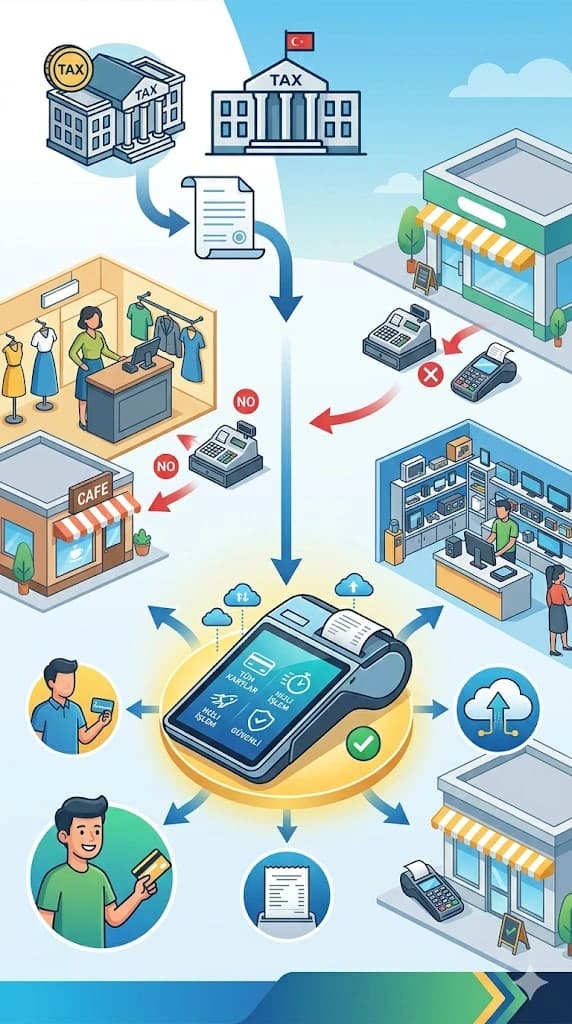 VUK 507 Uyumlu Android POS