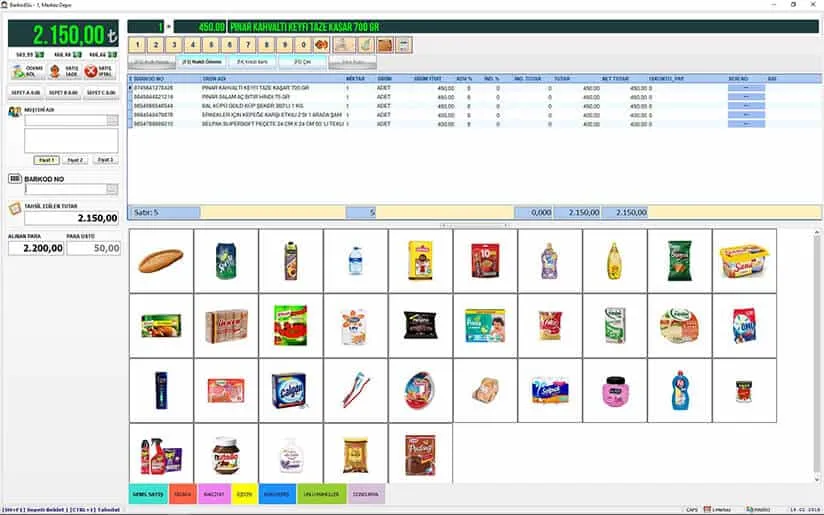 Market Otomasyon Hızlı Satış Ekranı