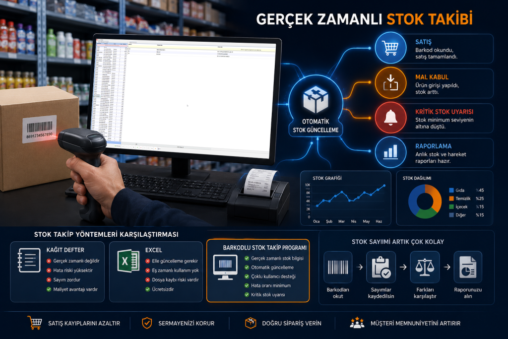 Stok Takibi Nasıl Yapılır Veri Giriş Terminali