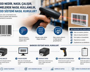 Barkod Nedir? Barkodun Tarihçesi, Çalışma Prensibi ve İşletmelerde Kullanımı